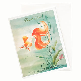 In the Swim Thank You Card by Nan Rae