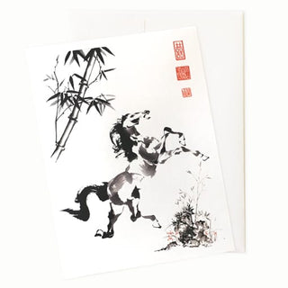 Horse greeting card