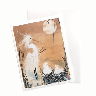 14-22 Egret Card © Nan Rae