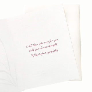 15-08 Orchid Sympathy Card by Nan Rae