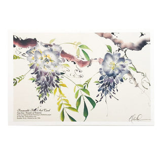 15-12 Wonder of Wisteria Card by Nan Rae - Front and Back