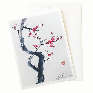 15-13 Gentleman Plum Card © Nan Rae