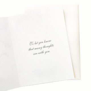15-41S Golden Moment Sympathy Card Inside Message