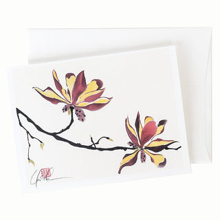 16-15 Chinese Magnolia Card © Nan Rae