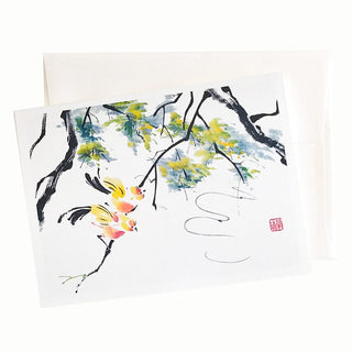 16-18A Spring Song Anniversary Card by Nan Rae