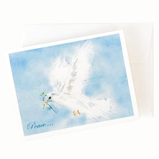 17-72x Dove of Peace Holiday Card by Nan Rae
