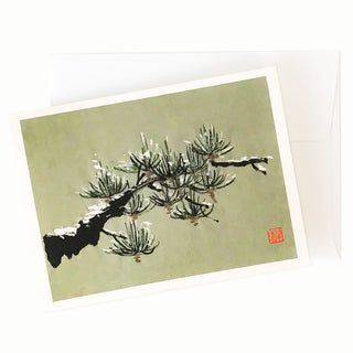 Winter's Grace Holiday Card by Nan Rae