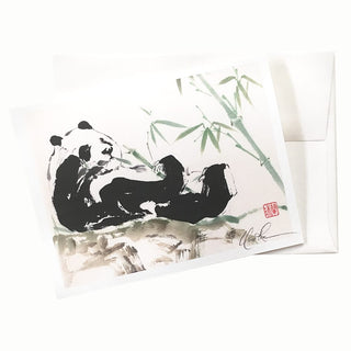 18-28 Panda Play Card © Nan Rae