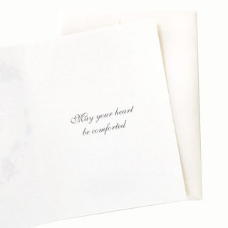 18-34S Moonlight Plum Sympathy Card Inside Message