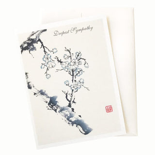 18-34S Moonlight Plum Sympathy Card by Nan Rae