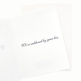 19-49S Japanese Iris Sympathy Card Message