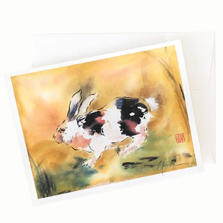 Rabbit greeting card