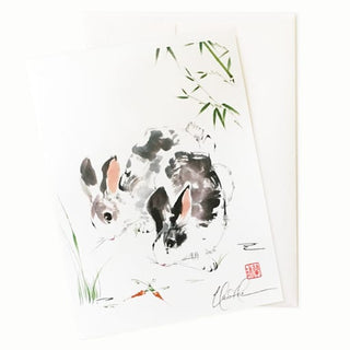 Rabbit greeting card