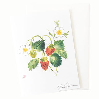 21-56 Strawberry Fields Card © Nan Rae