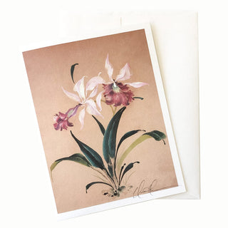 22-30 Cattleya: Essence of Elegance Card © Nan Rae