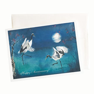 22-43A Moonlit Attraction Anniversary Card by Nan Rae