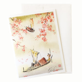22-58 Under the Cherry Blossoms Card © Nan Rae
