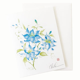 23-07 Climbing Clematis Card © Nan Rae