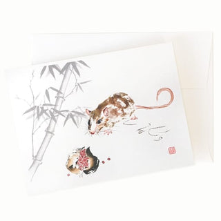 Rat greeting card