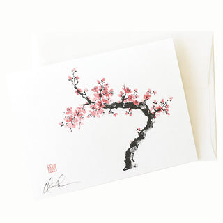 23-27 Spring Plum Card © Nan Rae