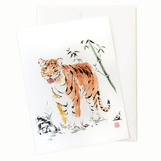 Tiger Greeting Card