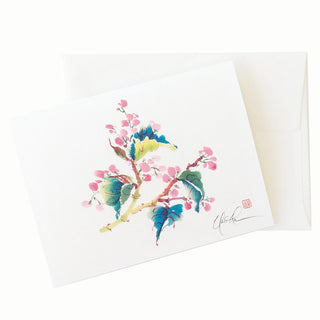23-46 Branching Begonia Card © Nan Rae