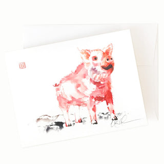 24-04 Piggy Piggy Card by Nan Rae
