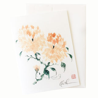 24-20 Peachy Peony Card © Nan Rae