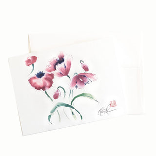 24-44 Poppy Time Card © Nan Rae