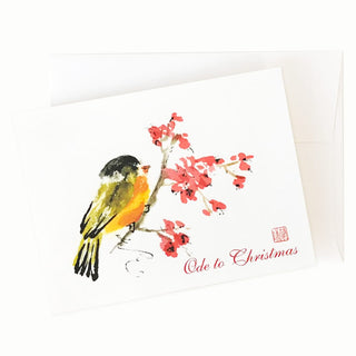 24-50x Ode to Christmas Holiday Card by Nan Rae