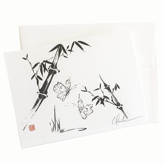 25-13 Sheltered Bamboo Card © Nan Rae