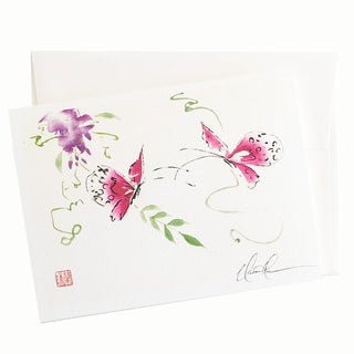 25-62 Butterflies I Card © Nan Rae