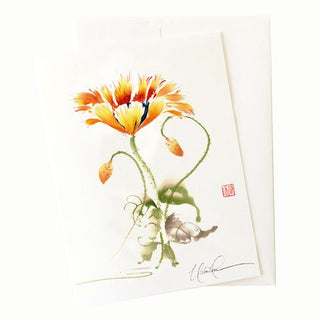 poppy greeting card