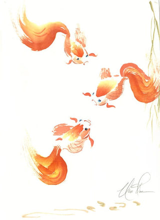 Fish painting by Nan Rae