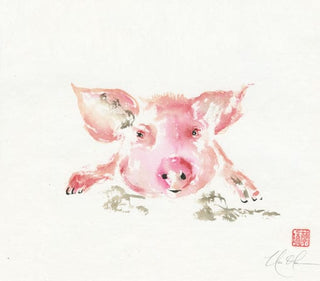 pig painting