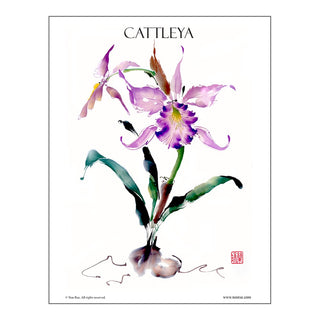 Cattleya Brush Painting Lesson by Nan Rae