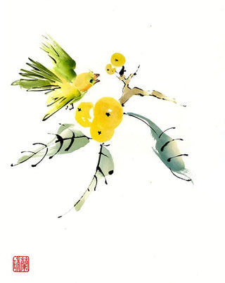 Original Bird painting by Nan Rae