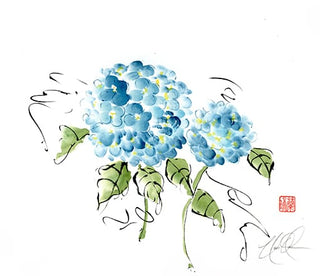 Hydrangeas painting
