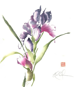 Iris painting