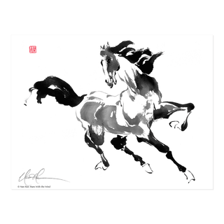 L1363 Runs with the Wind Print © Nan Rae