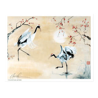 L1438 Crane Lake Ballet Print © Nan Rae