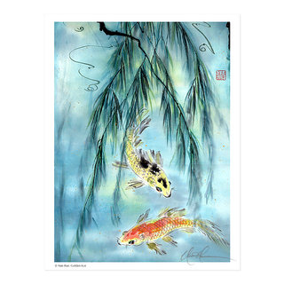 L1819 Golden Koi Print © Nan Rae