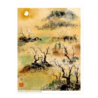 L1851 Viewing Plum Blossoms in the Moonlight © Nan Rae