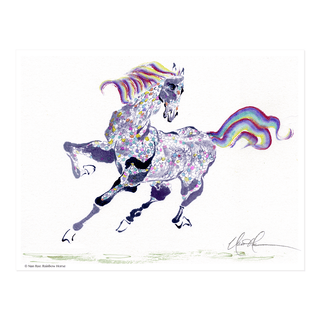 L2219 Rainbow Horse Print © Nan Rae
