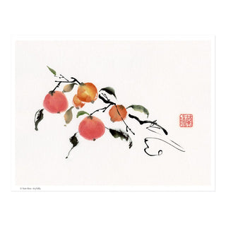 L2762 Joyfully (Persimmon) Print by Nan Rae