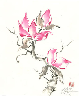 Chinese Magnolia painting