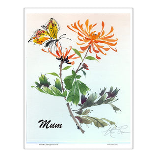 Chrysanthemum Brush Painting Lesson by Nan Rae