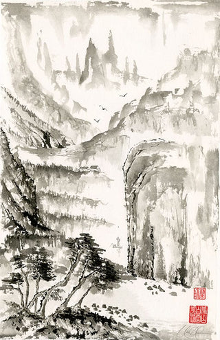 Landscape painting by Nan Rae