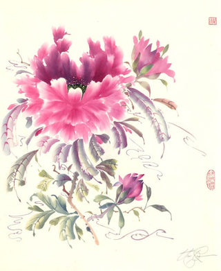peony painting