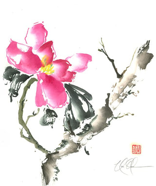 peony painting
